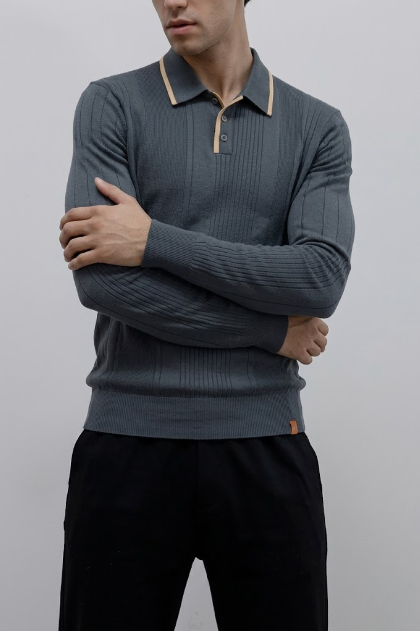 Luxury Button Polo Shirt