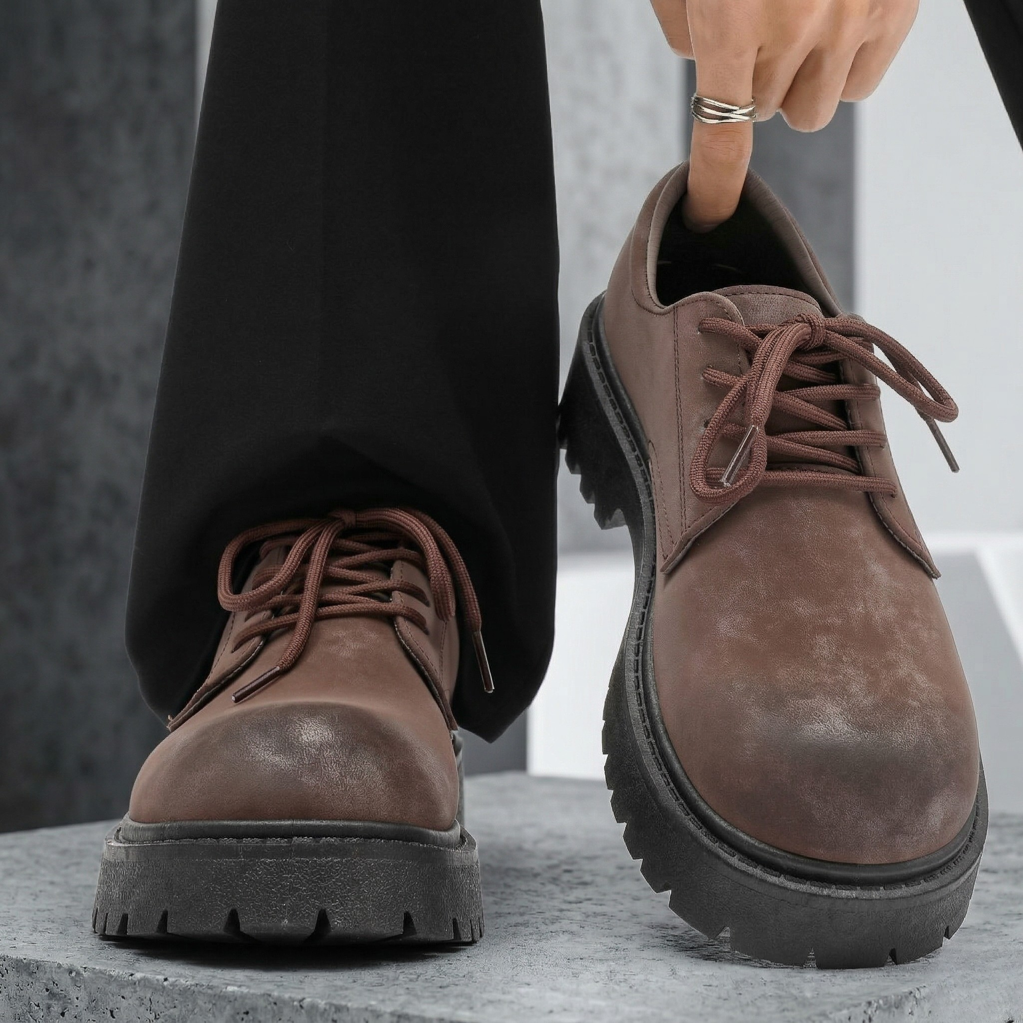 Benton Sole Leather Derbies