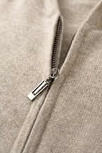 Merino Wool Hooded Cardigan
