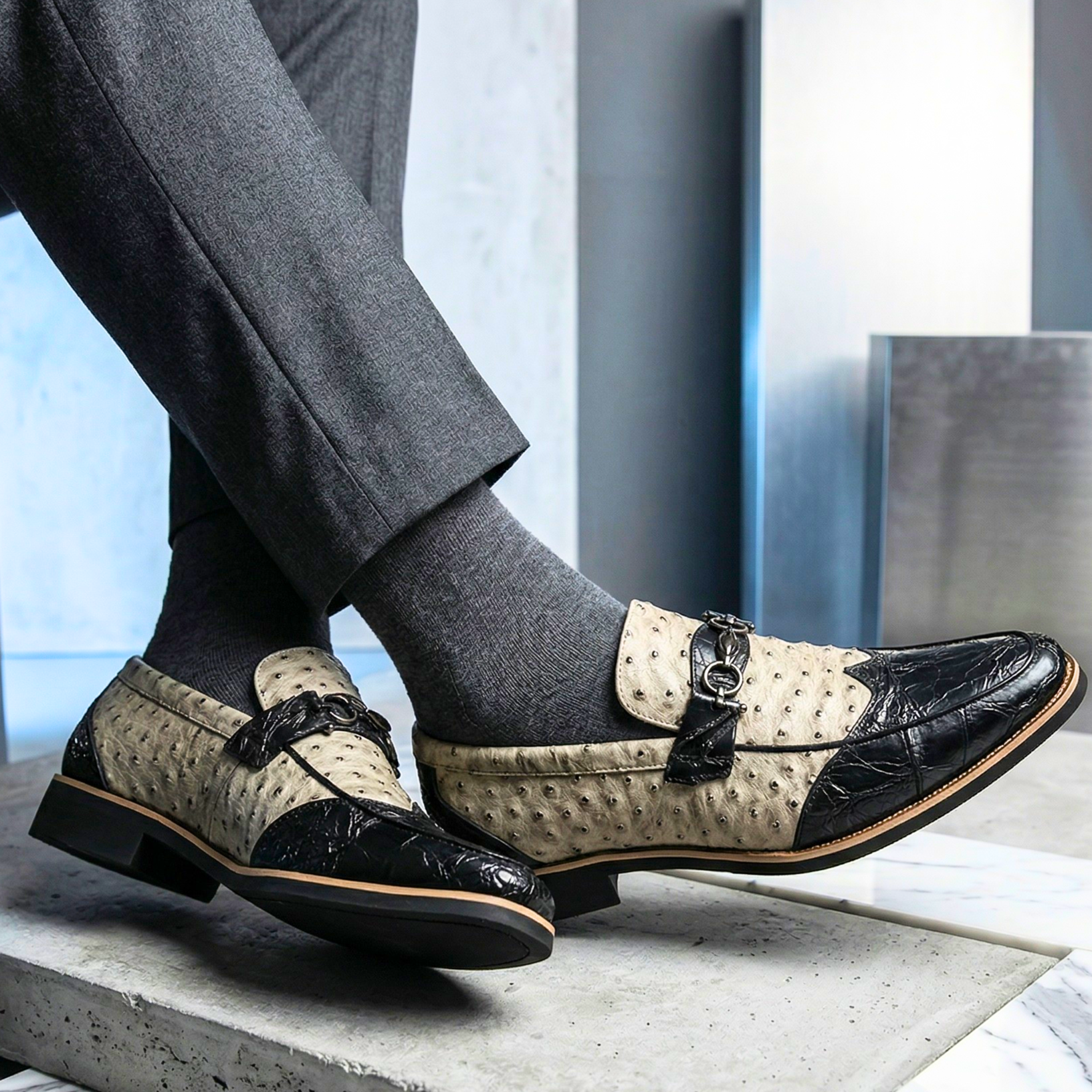 Alessio Genuine Leather Loafers