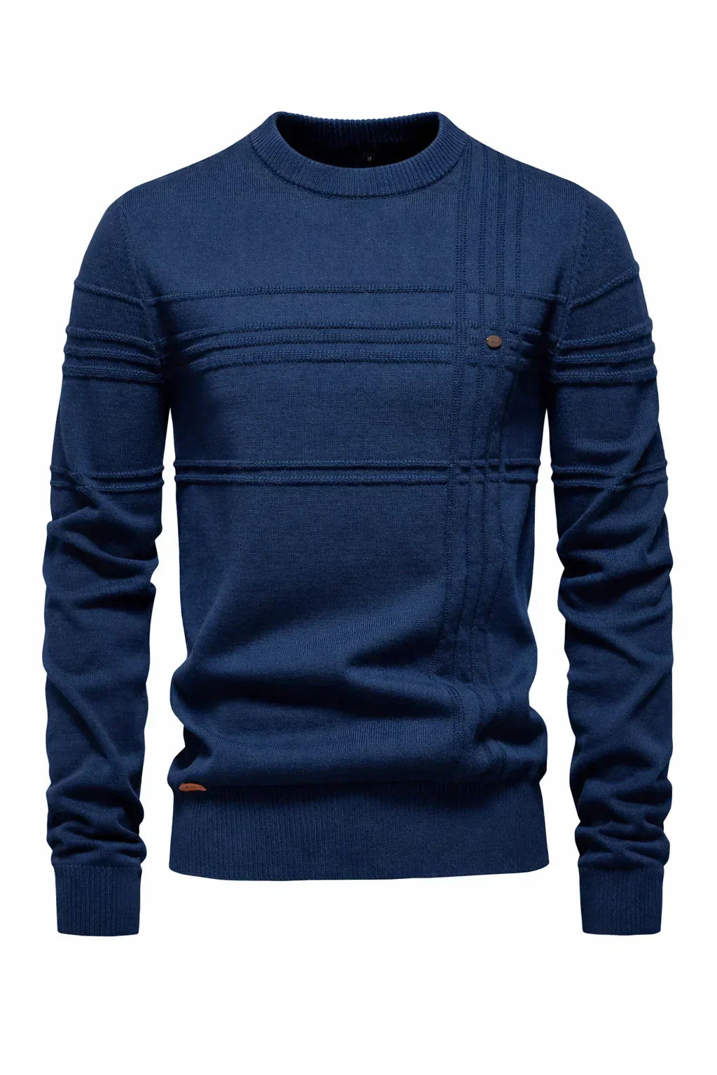 Striped Cotton Crewneck Sweater