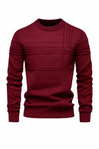 Striped Cotton Crewneck Sweater