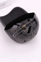 Embroidered Denim Baseball Cap