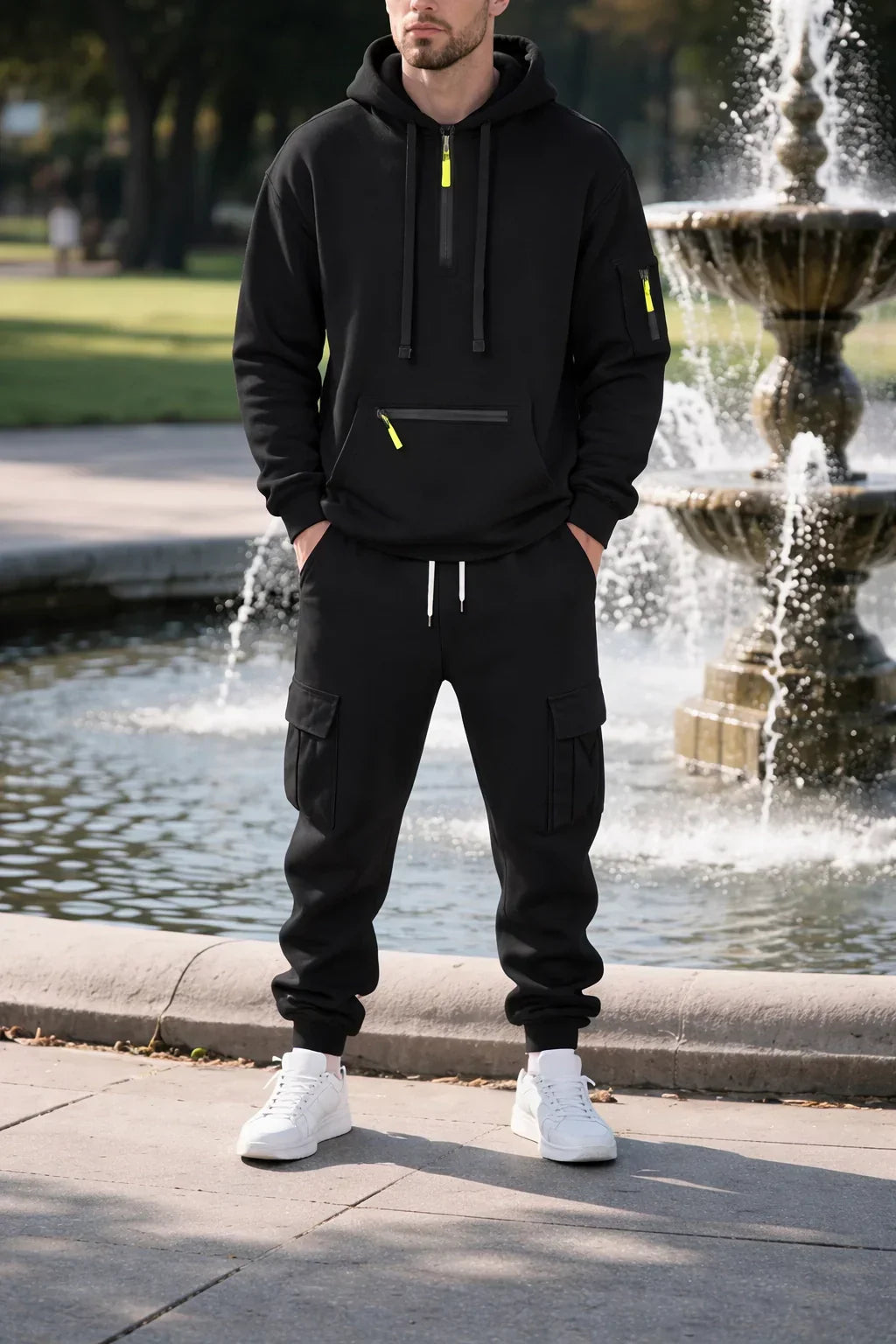 Shield Fleece Tracksuit Set