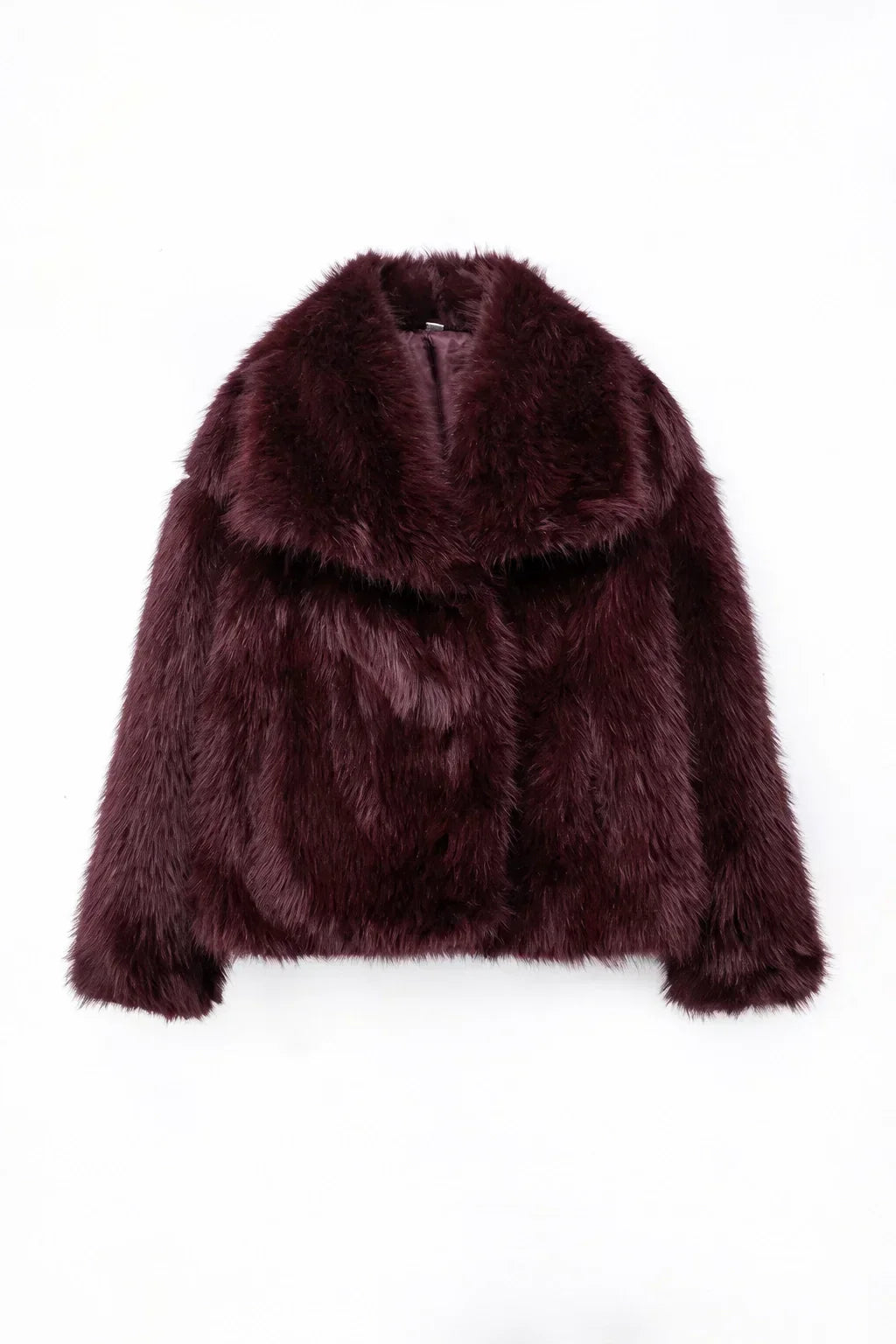 Cropped Faux Fur Jacket