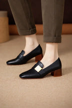 Thick Heel Mary Jean Shoes