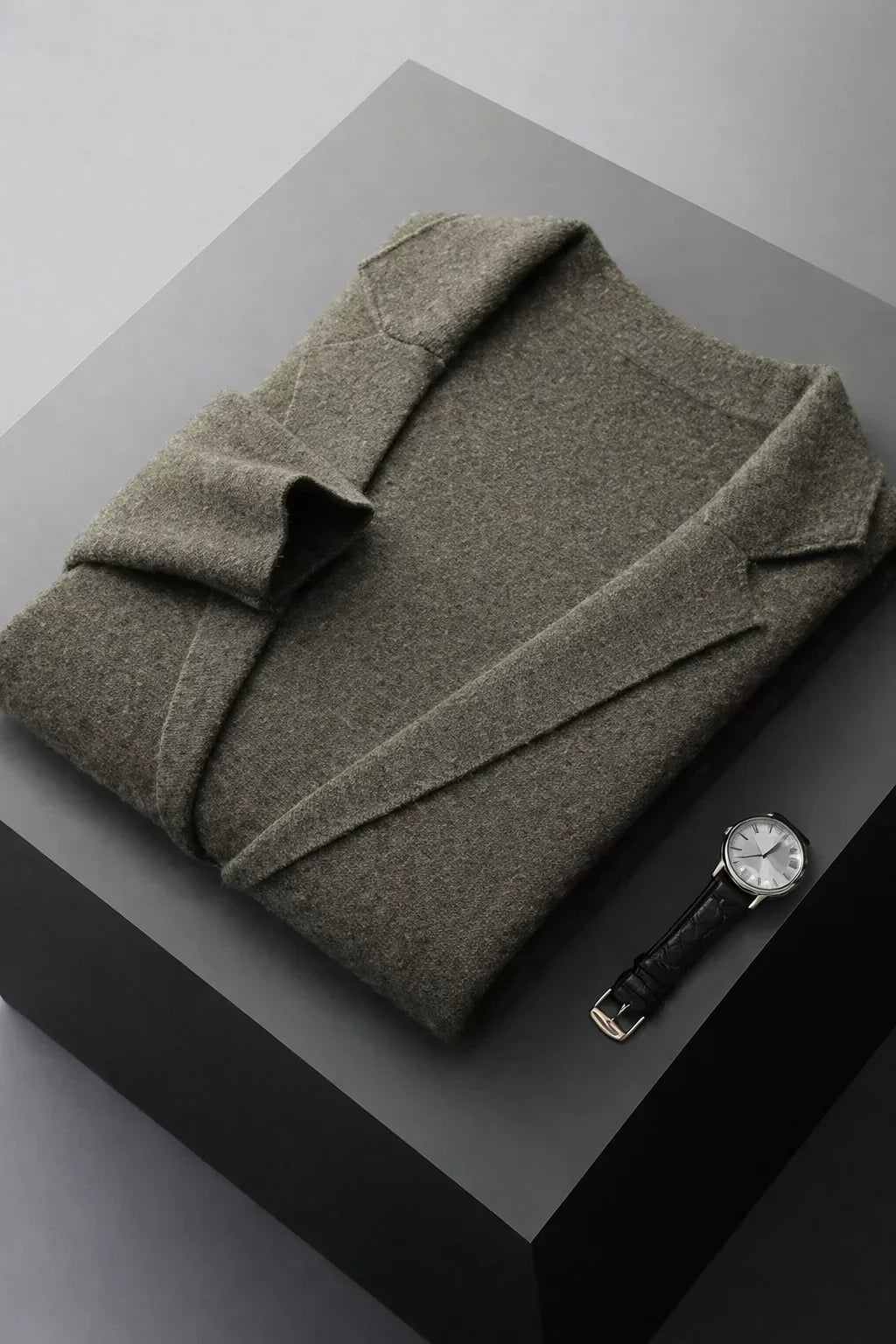 Merino Wool Button Cardigan