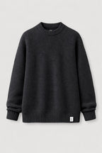Waffle Knit Crew Sweater