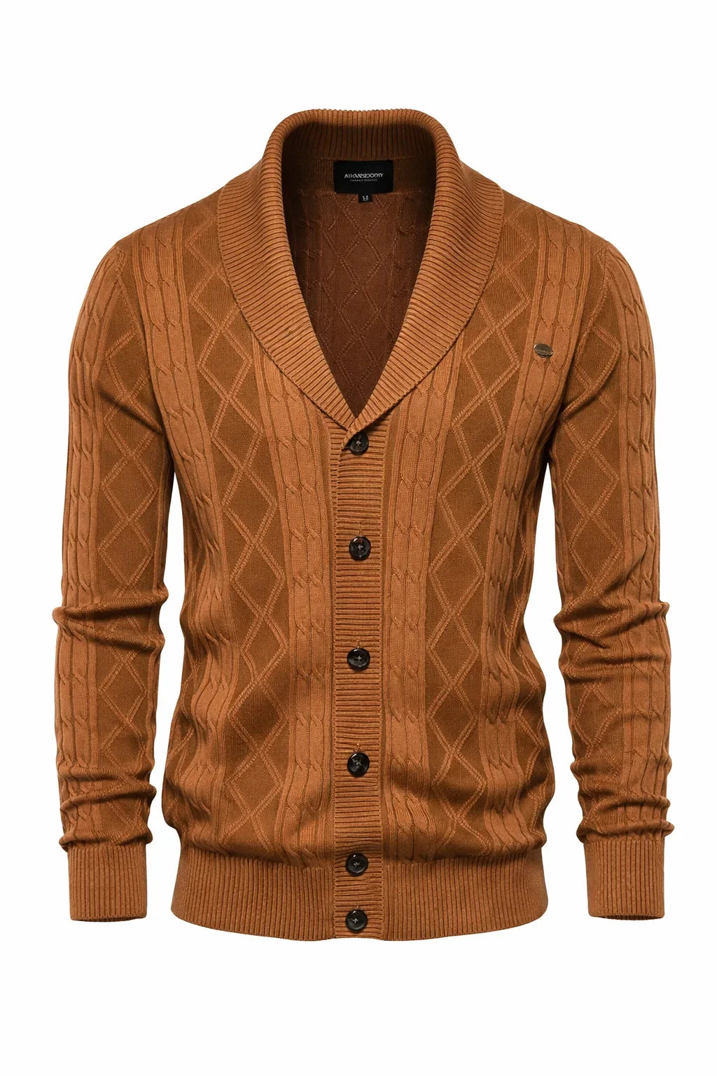 Harlington Argyle Knit Cardigan