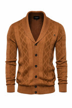 Harlington Argyle Knit Cardigan