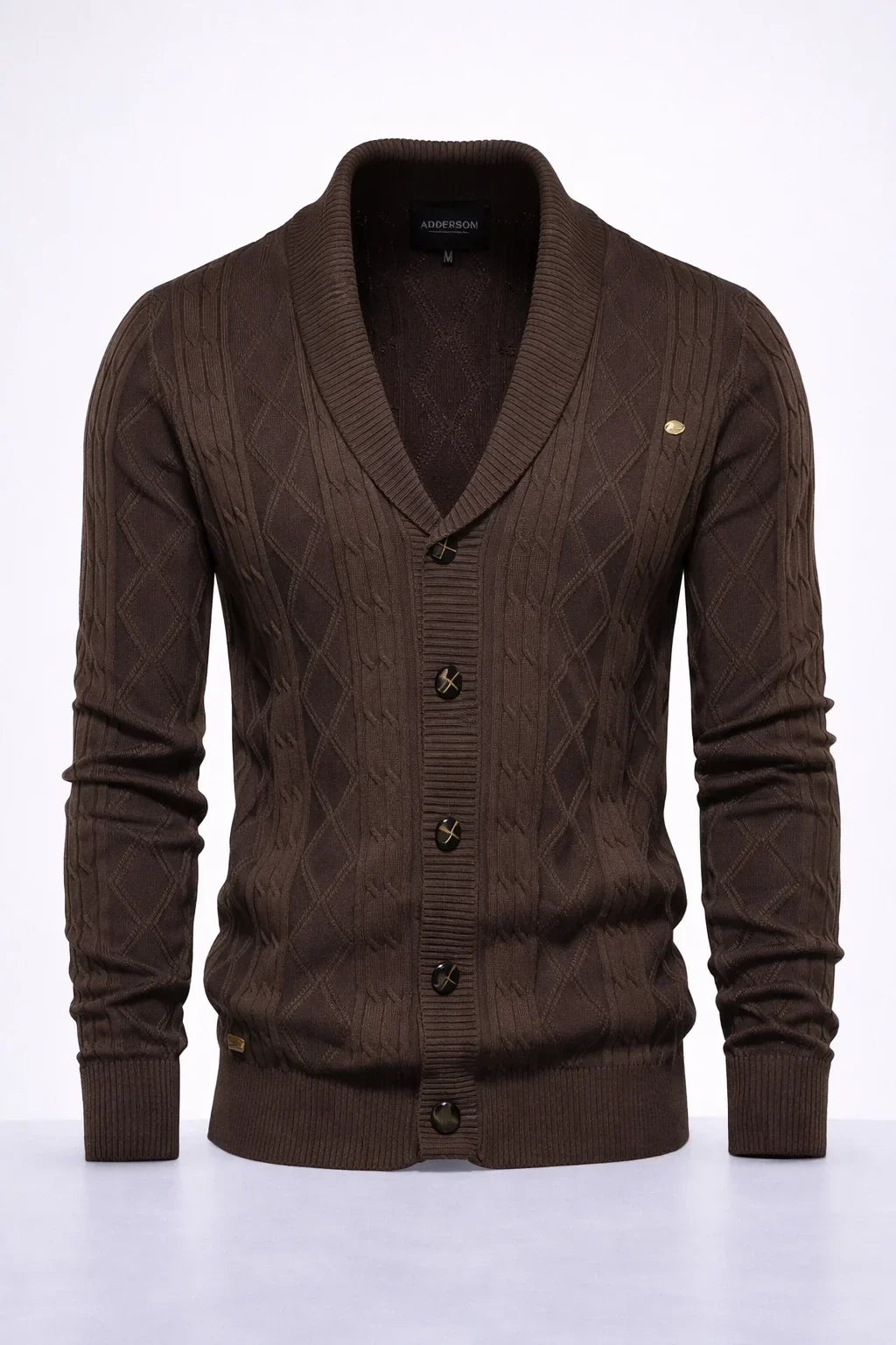 Harlington Argyle Knit Cardigan