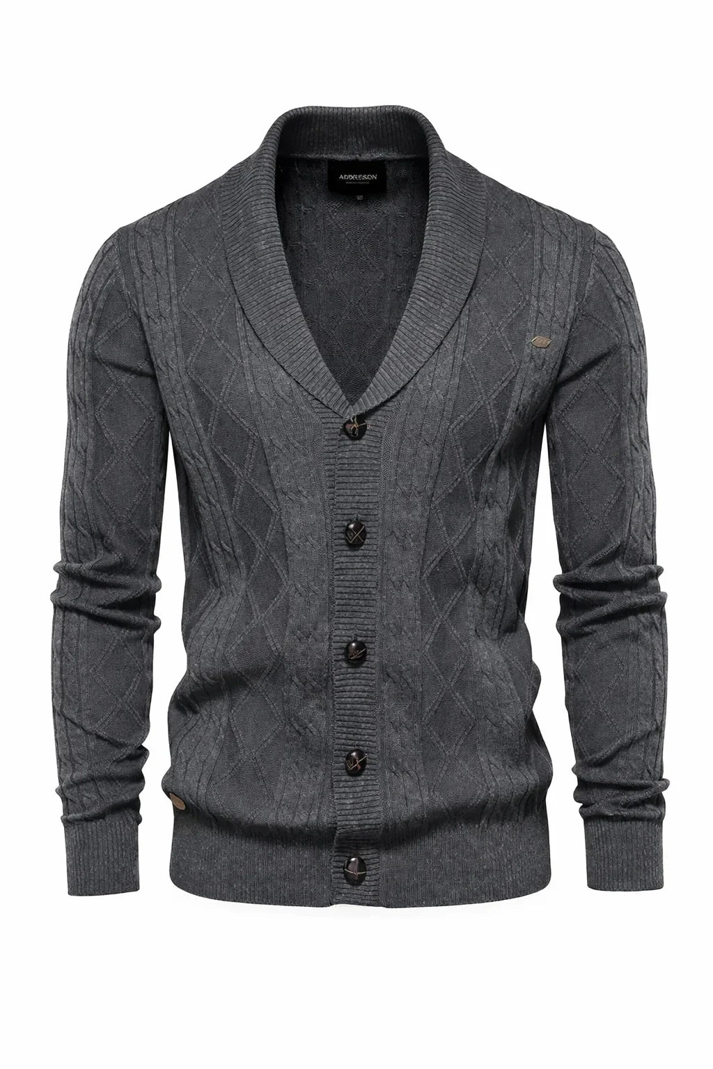 Harlington Argyle Knit Cardigan