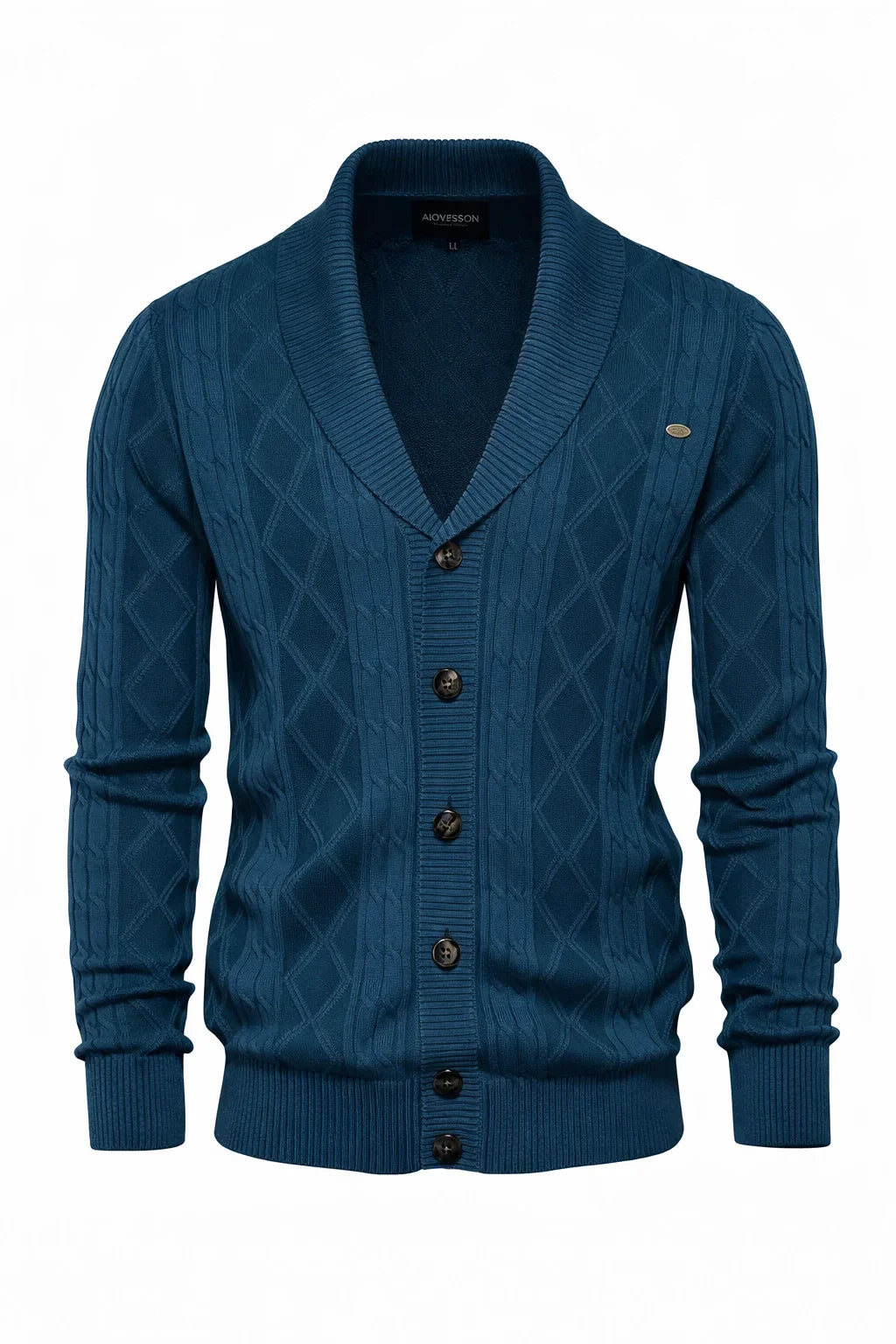 Harlington Argyle Knit Cardigan