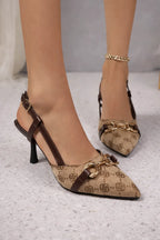 Liora Printed Buckle Sandals