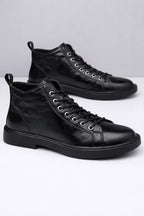 Artisan Leather Loafer Boots