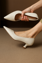 Elar Genuine Leather Heels