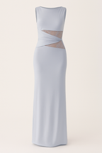 Lace Patchwork Backless Bodycon Dress