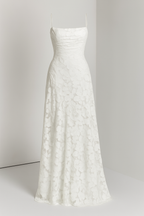 Backless Lace Up Maxi
