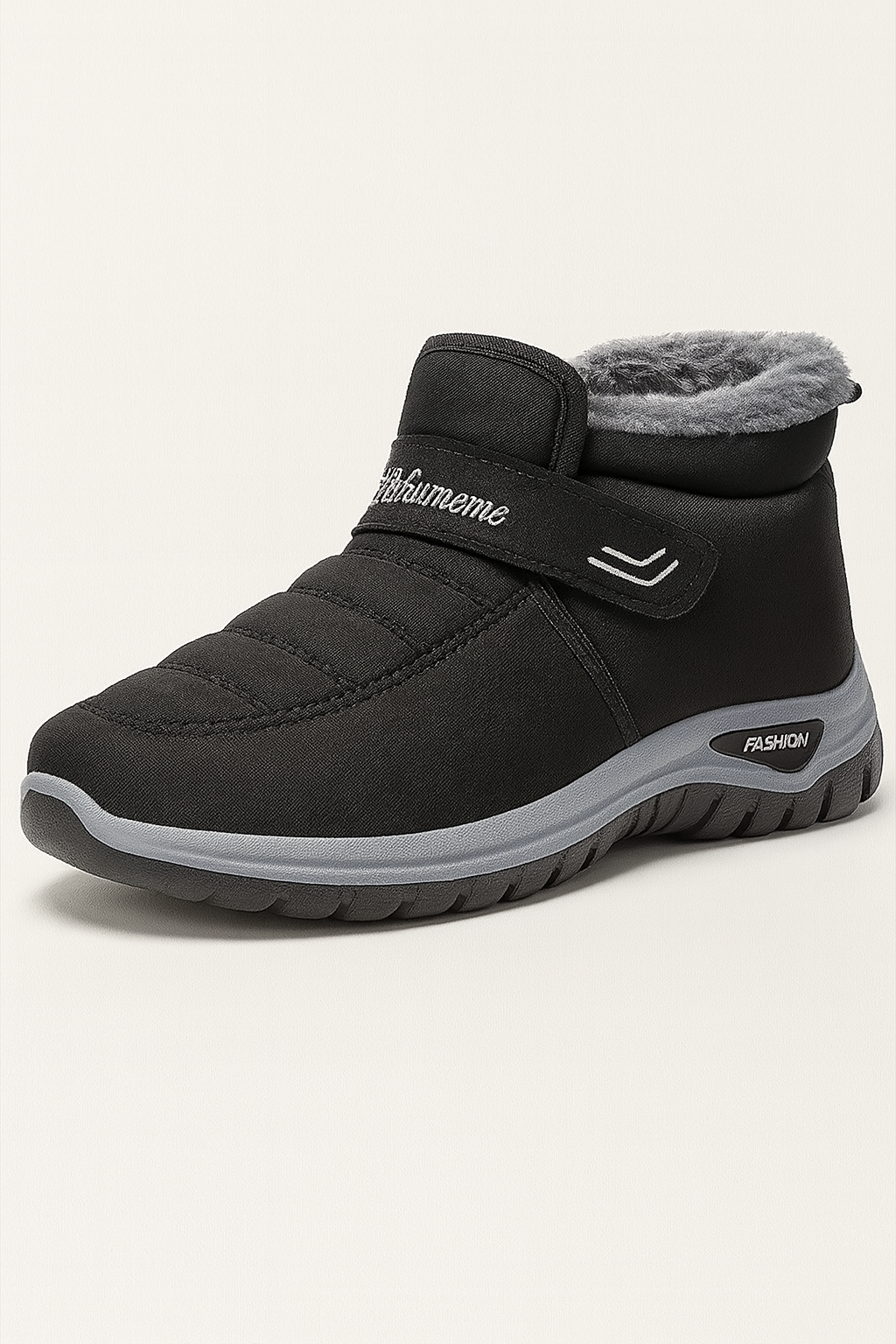 Plush-Lined Winter Ankle Boots