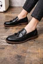 Milano Fringe Pointed Moccasins