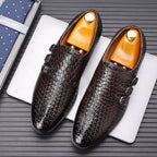 Vourio Trenza Leather Loafers