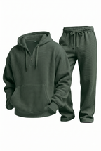 Loose Fitness Hoodie Set