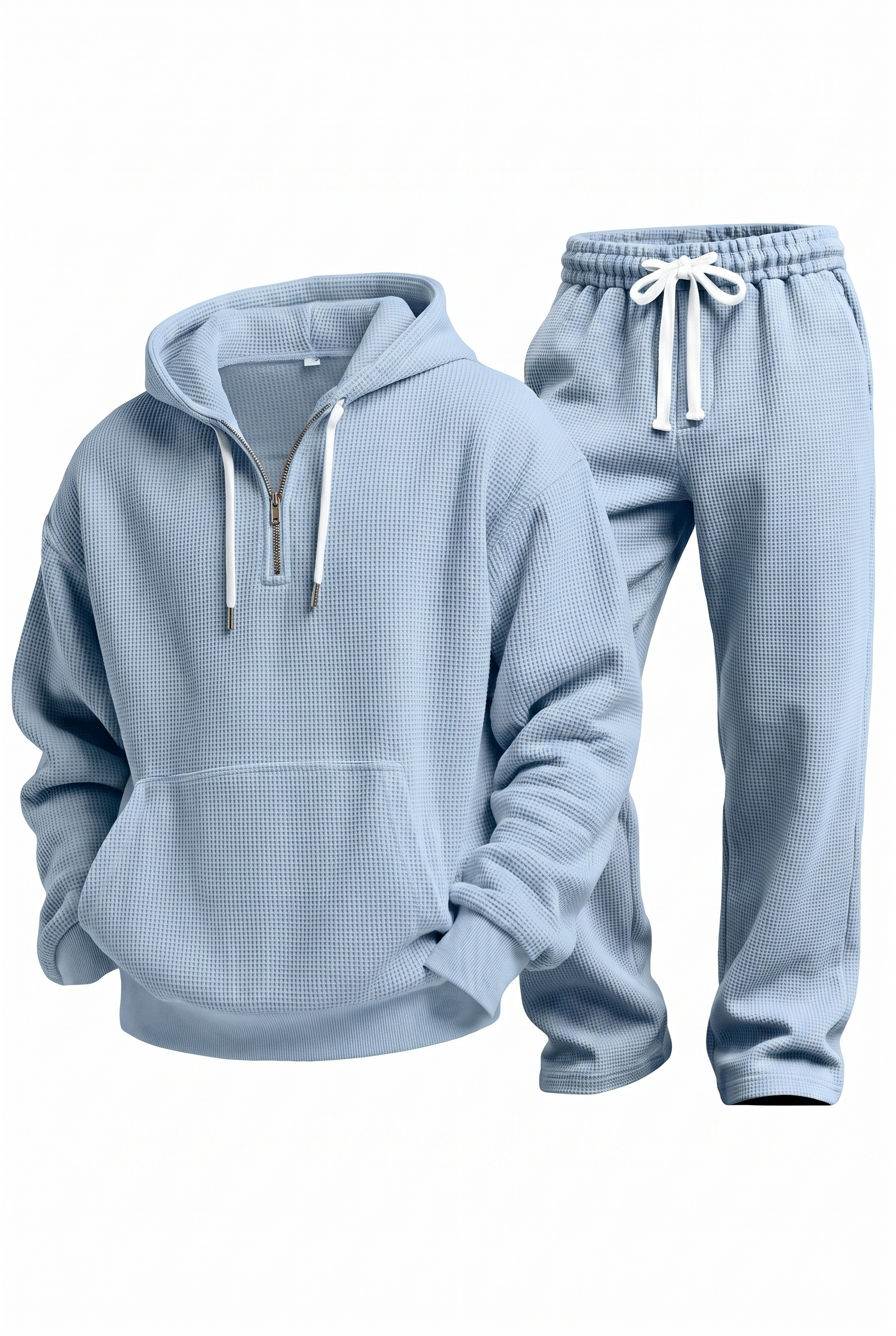 Loose Fitness Hoodie Set