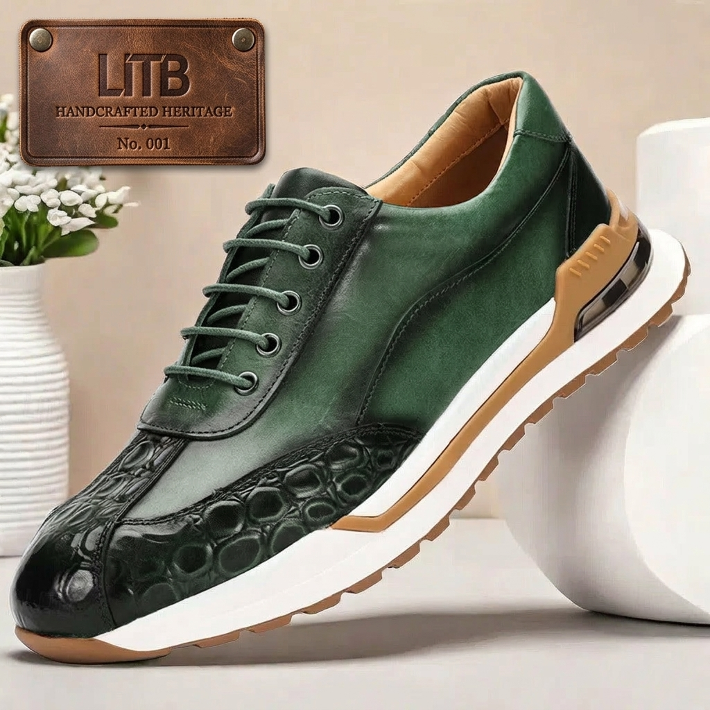 Huxley Textured Casual Sneakers