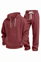 Loose Fitness Hoodie Set
