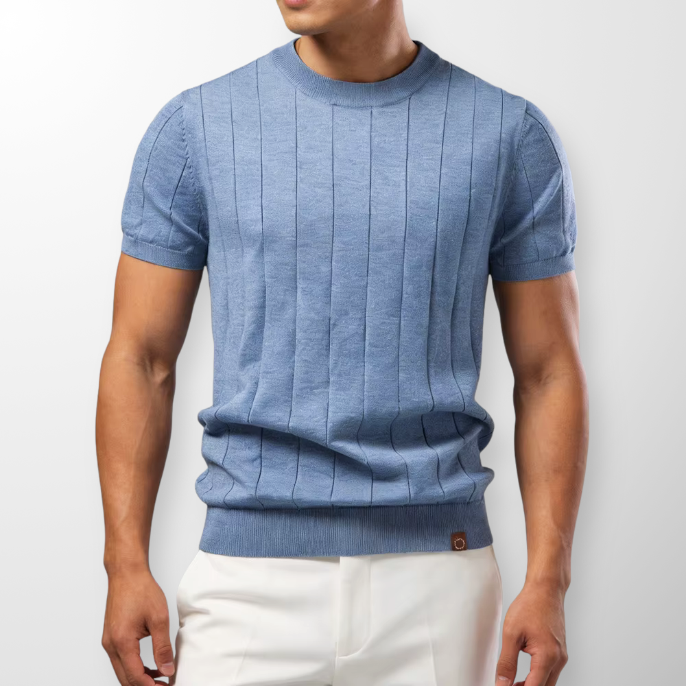 Driessen Ribbed Knit T-Shirt