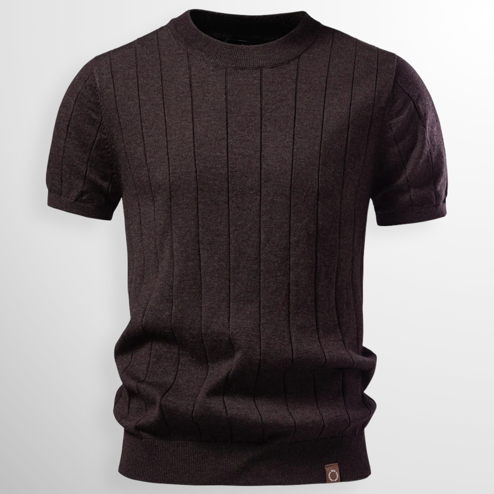 Driessen Ribbed Knit T-Shirt