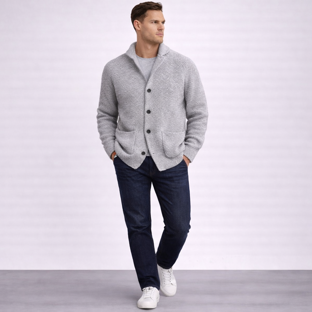 Quentin Ribbed Cardigan