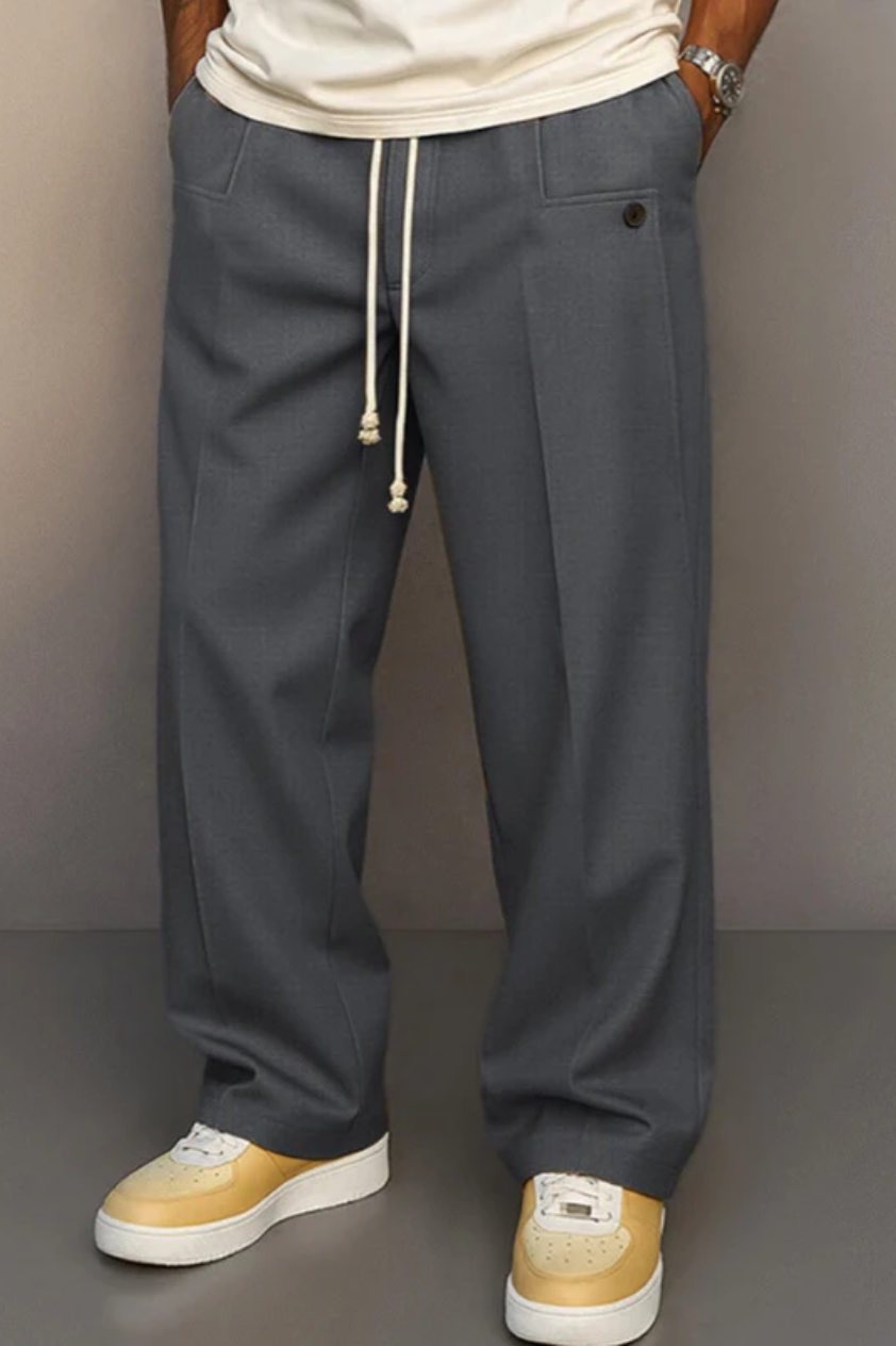 Vintage Drawstring Trousers