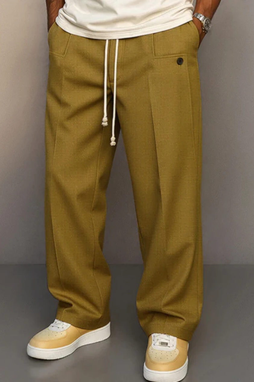 Vintage Drawstring Trousers