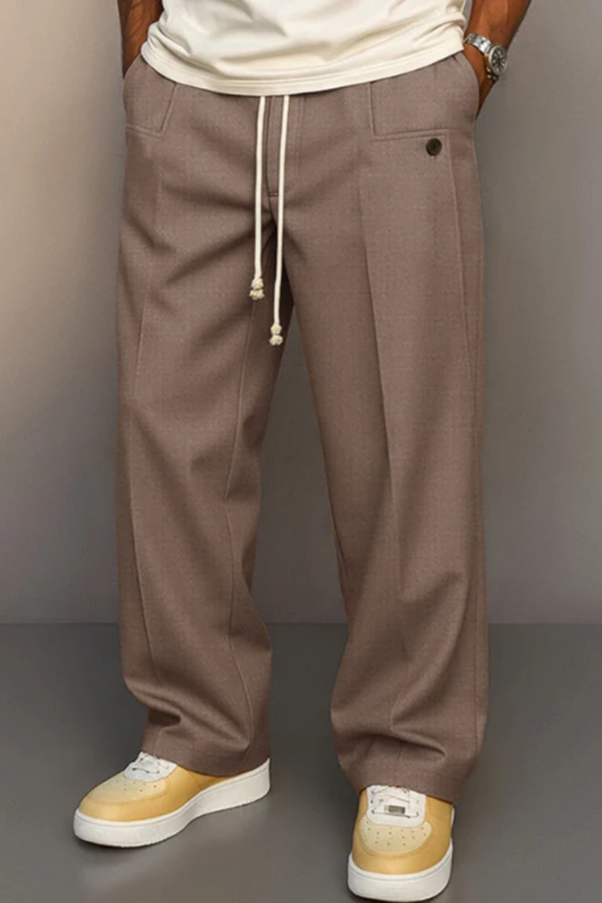 Vintage Drawstring Trousers