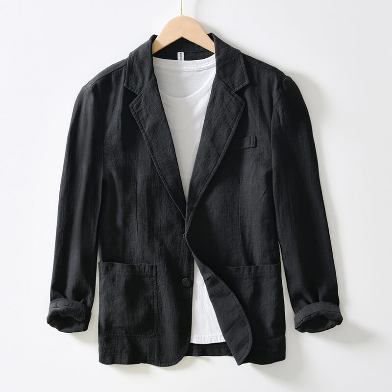 Elegant Linen Blazer Shirt