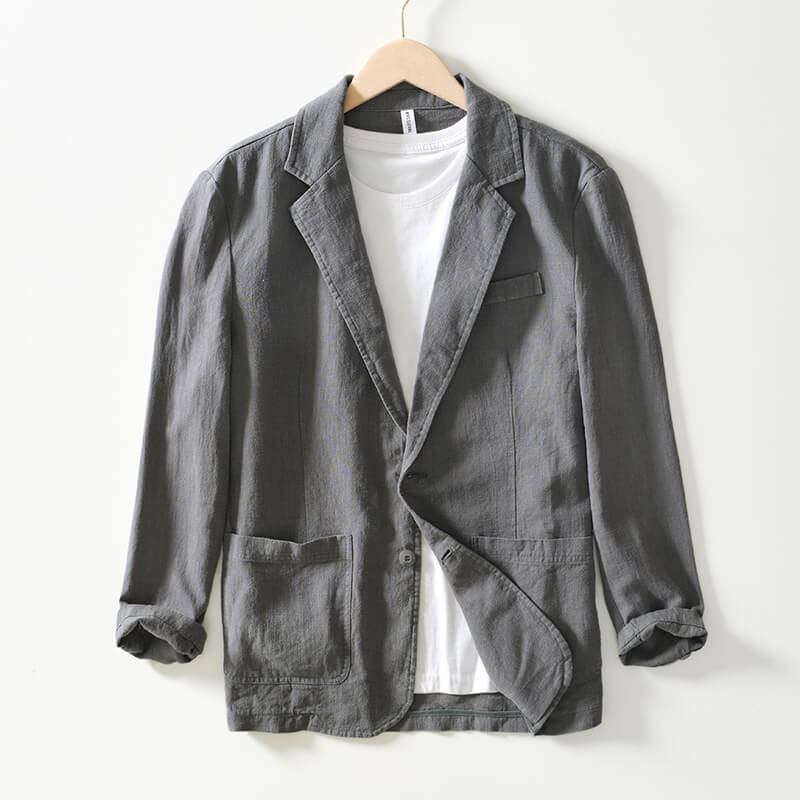 Elegant Linen Blazer Shirt