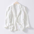 Elegant Linen Blazer Shirt