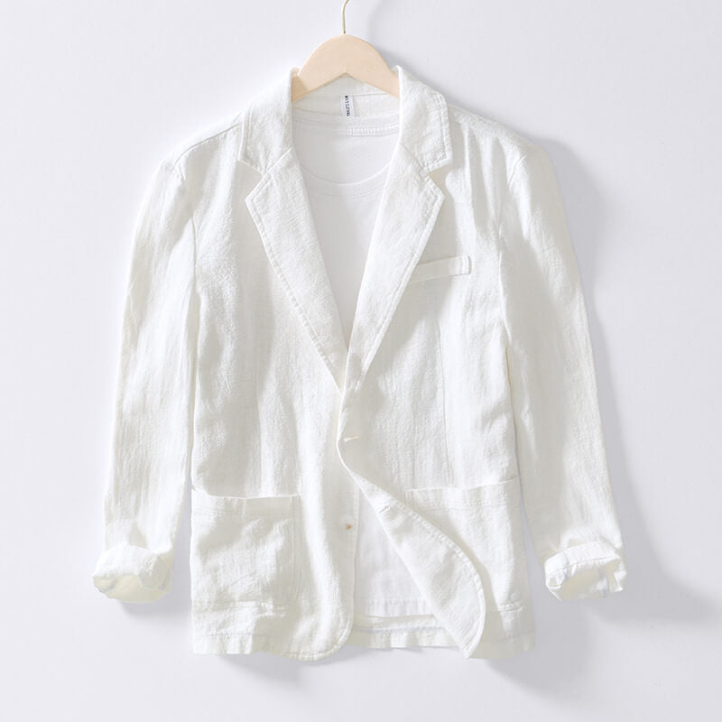 Elegant Linen Blazer Shirt
