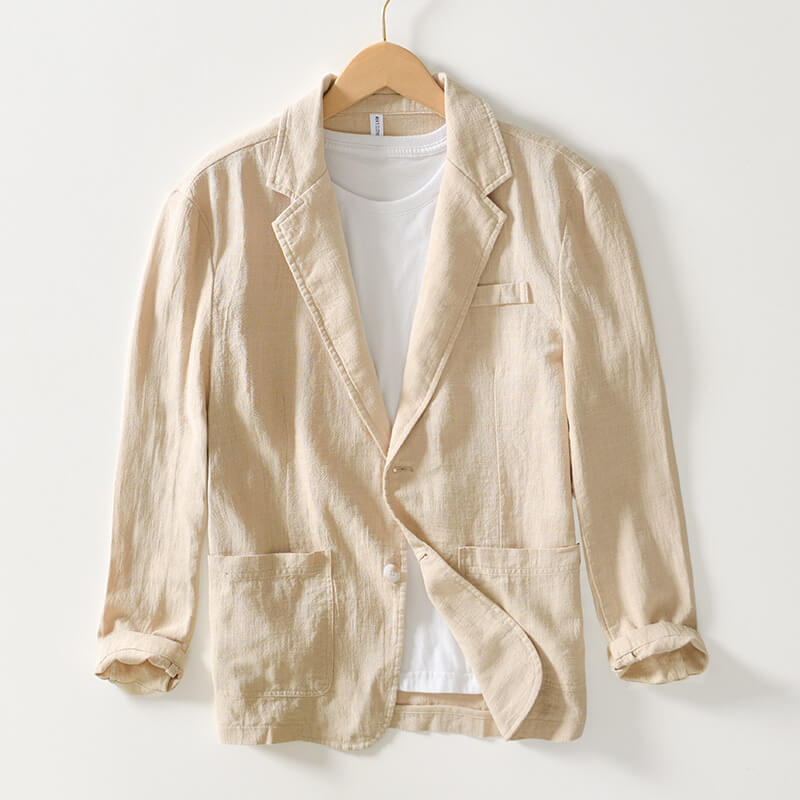 Elegant Linen Blazer Shirt