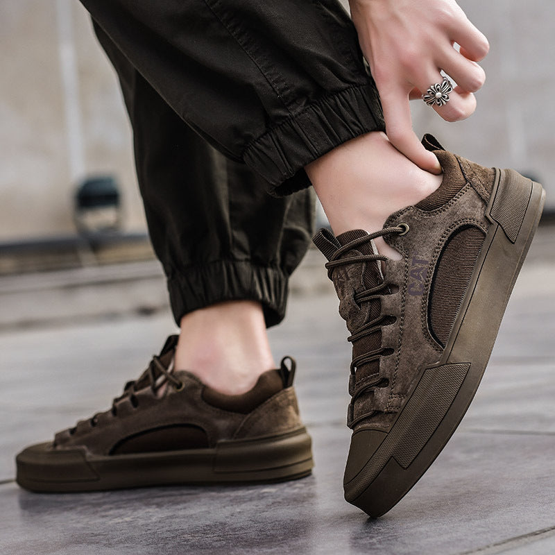 UrbanEdge Leather Sneakers