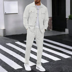 Knit Set Button Shirt