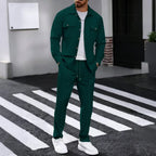 Knit Set Button Shirt