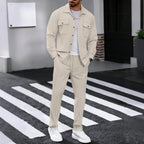 Knit Set Button Shirt