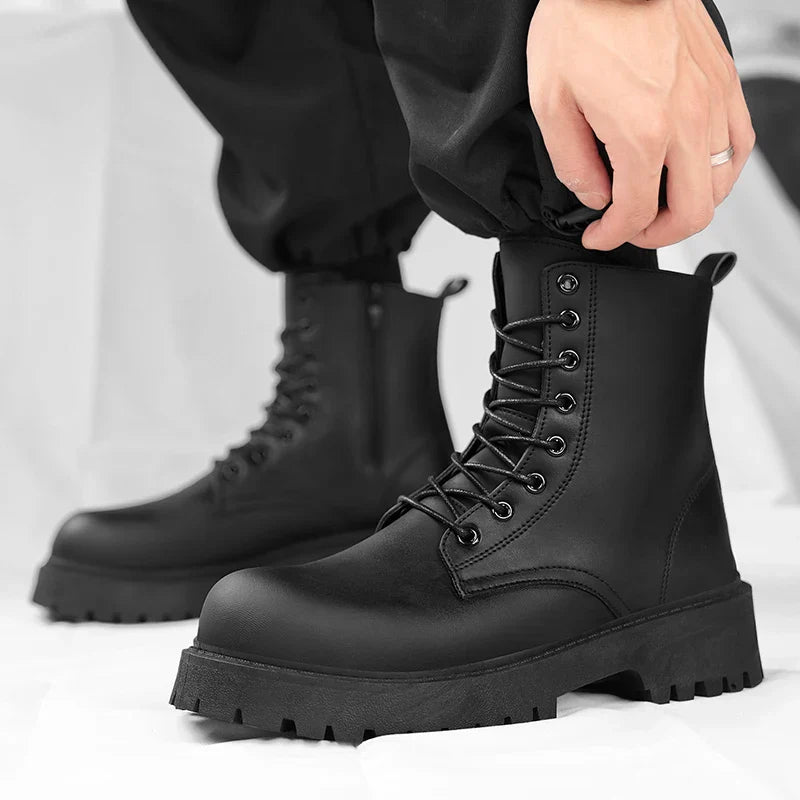 Apex Leather Combat Boots