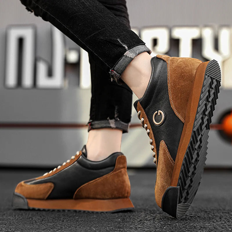 Govani Genuine Leather Sneakers