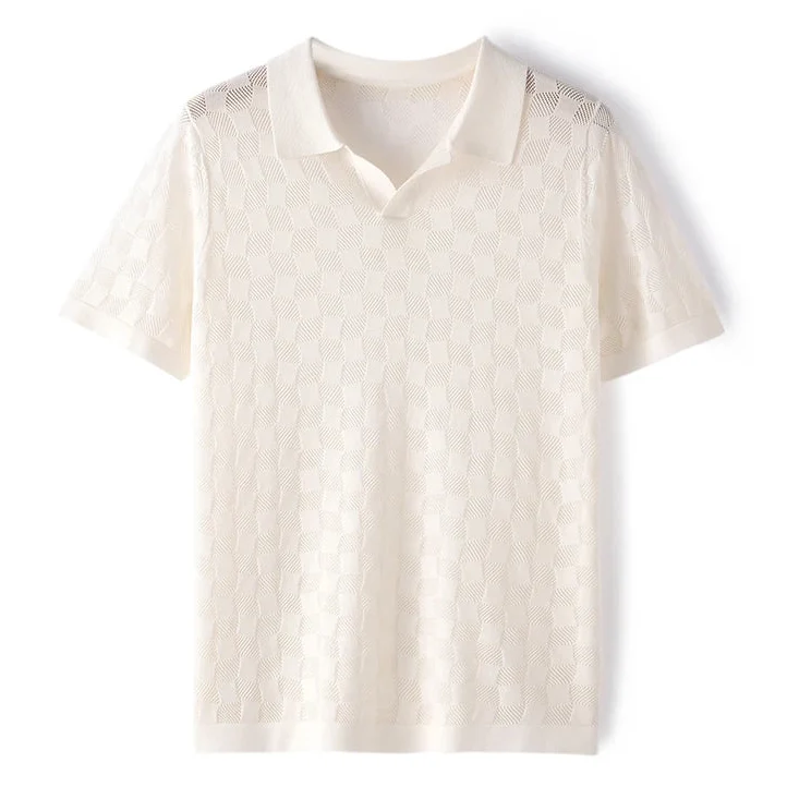 Carrado Mulberry Silk Polo