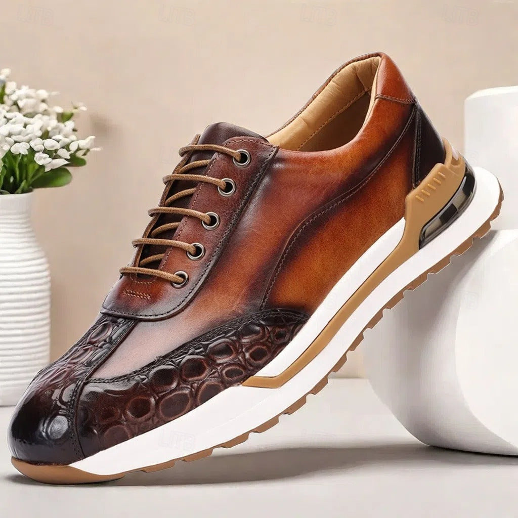 Huxley Textured Casual Sneakers