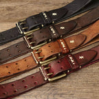 Premium Brass Buckle Belt