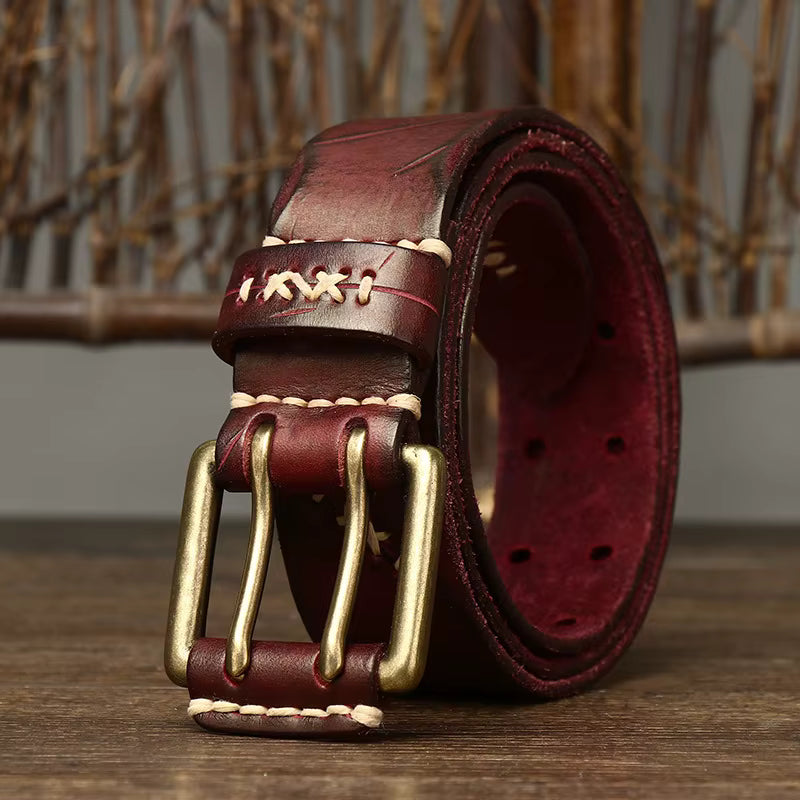 Premium Brass Buckle Belt